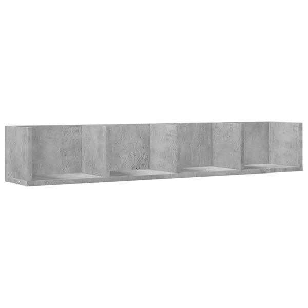 Seinäkaappi betoninharmaa 60x31x60 cm tekninen puu