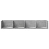 Seinäkaapit 2 kpl betoninharmaa 99x18x16,5 cm tekninen puu