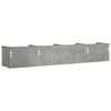 Seinäkaapit 2 kpl betoninharmaa 99x18x16,5 cm tekninen puu