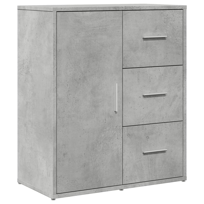 Betoninharmaa senkki Benis 60x31x70cm (puinen)