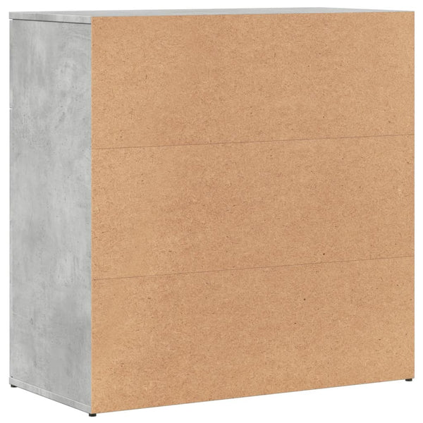 Betoninharmaa senkki Demean 79x38x80cm (puinen)