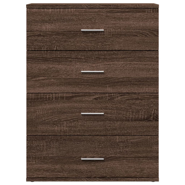 Senkki harmaa Sonoma 60x39x80 cm tekninen puu