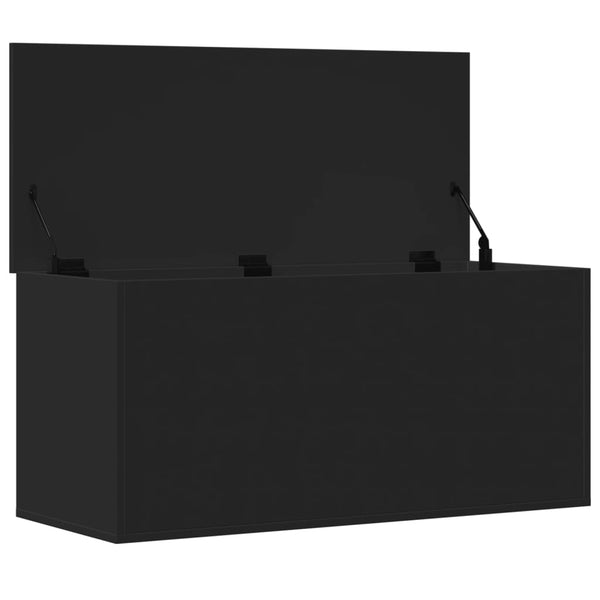 Musta säilytyslaatikko Cimbru 100x42x46cm (puinen)