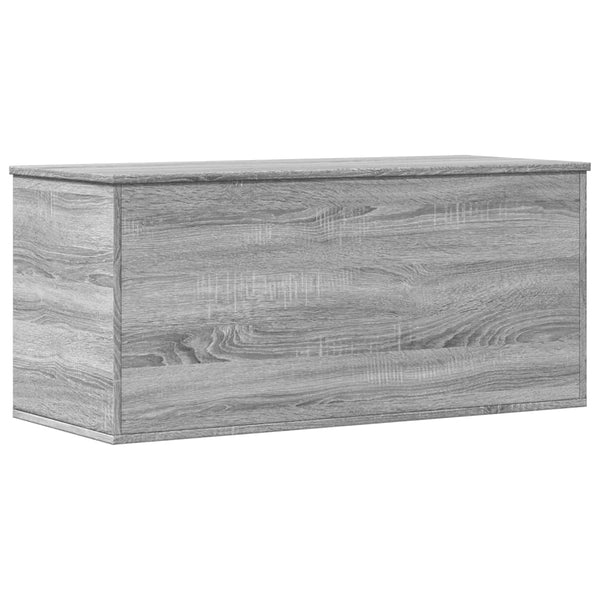 Harmaa säilytyslaatikko Cimbru 100x42x46cm (puinen)