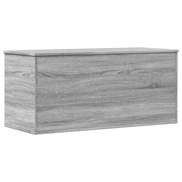 Harmaa säilytyslaatikko Cimbru 100x42x46cm (puinen)