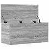Harmaa säilytyslaatikko Cimbru 100x42x46cm (puinen)