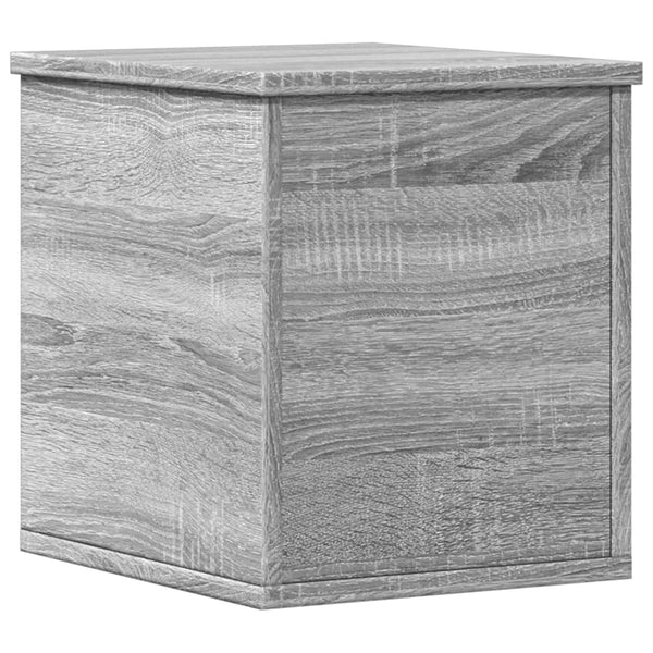 Säilytyslaatikko harmaa Sonoma 30x35x35 cm tekninen puu