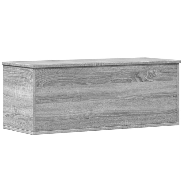 Säilytyslaatikko harmaa Sonoma 90x35x35 cm tekninen puu