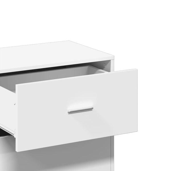 Säilytyskaappi valkoinen 56,5x39x90 cm lastulevy