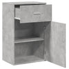 Säilytyskaappi betoninharmaa 56,5x39x90 cm lastulevy