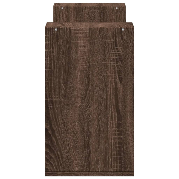 TV-seinäkaapit 2 kpl ruskea tammi 75x30x50 cm tekninen puu