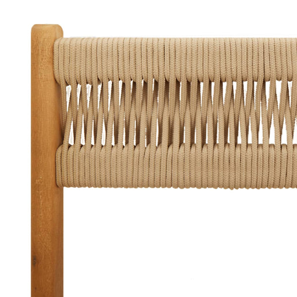 Beige taitettavat puutarhatuolit Dulce 8 kpl (akasiapuu)