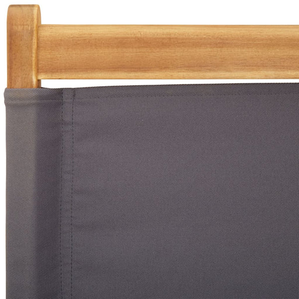 Antrasiitti taitettavat puutarhatuolit Erzsebext 6 kpl (kangas / puu)