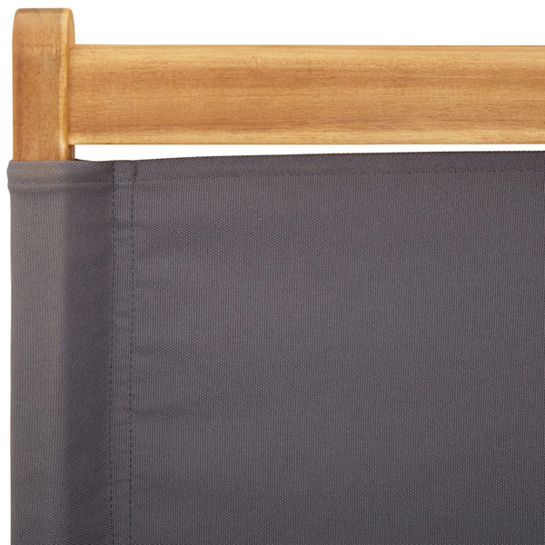 Antrasiitti taitettavat puutarhatuolit Erzsebext 8 kpl (kangas / puu)