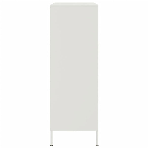 Kaappi valkoinen 68x39x113 cm teräs