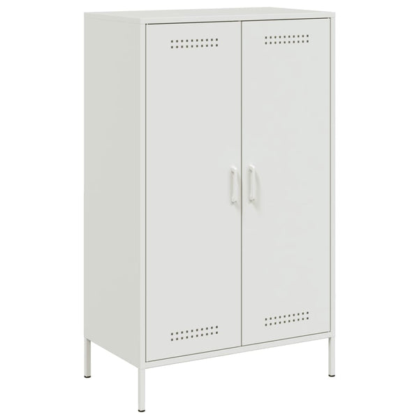Kaappi valkoinen 68x39x113 cm teräs