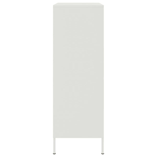 Kaappi valkoinen 68x39x113 cm teräs