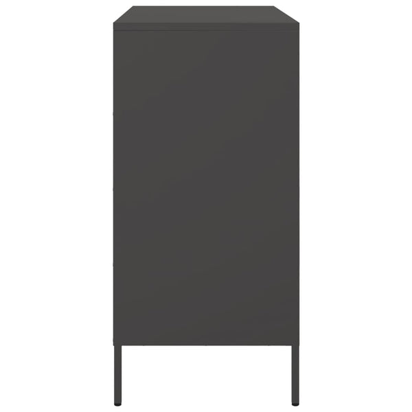 Senkki musta 68x39x79 cm teräs