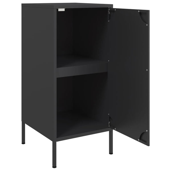 Senkki musta 36x39x79 cm kylmävalssattu teräs