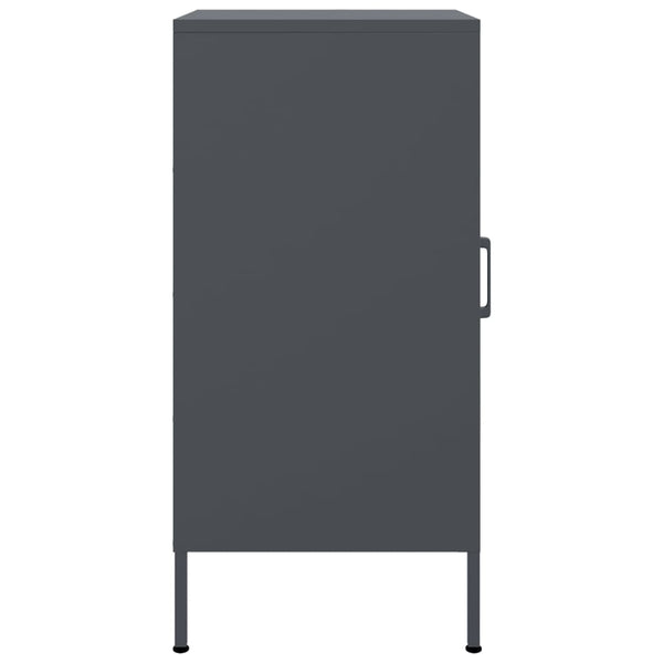 Senkki antrasiitti 36x39x79 cm kylmävalssattu teräs