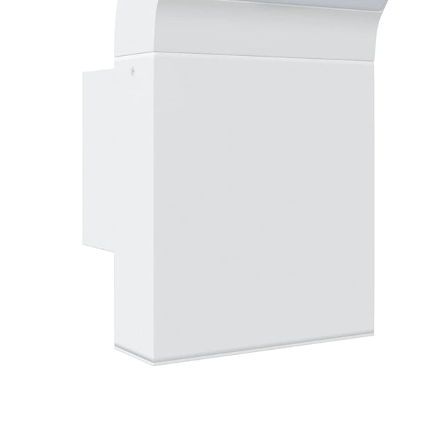 LED Ulkoseinävalot 2 kpl valkoinen valualumiini