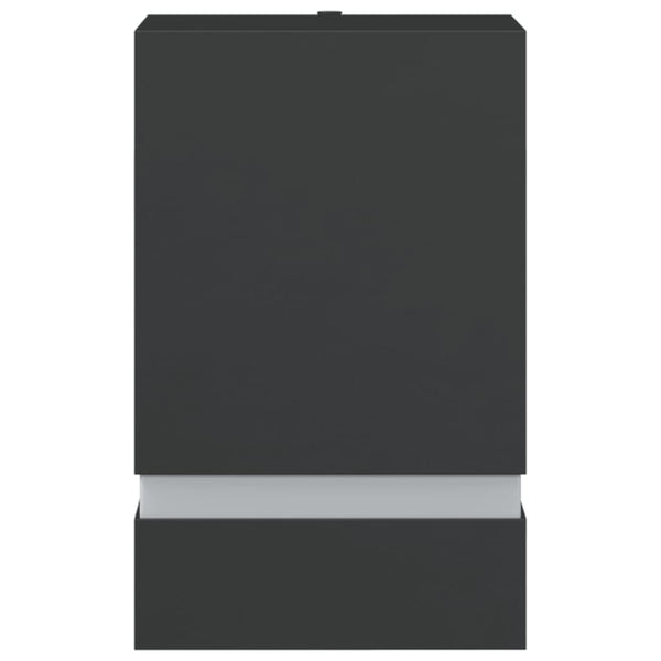 Ulkoseinävalo musta ruostumaton teräs