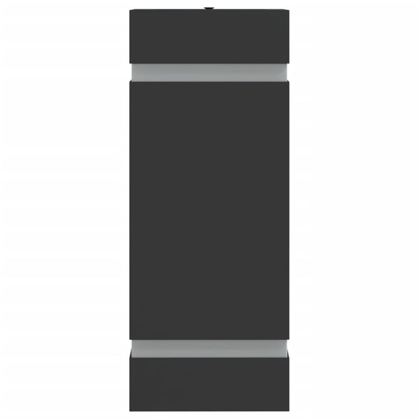 Ulkoseinävalo musta ruostumaton teräs