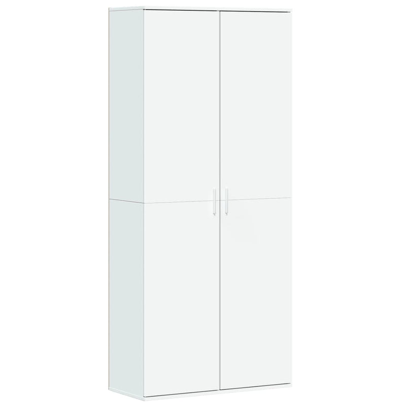 Valkoinen kaappi Balaz 80x35x180cm (puinen)