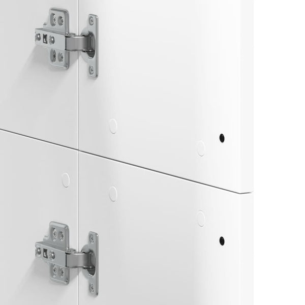 Valkoinen kaappi Arsa 60x35x180cm (lastulevy)