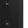 Musta kaappi Arsa 60x35x180cm (lastulevy)