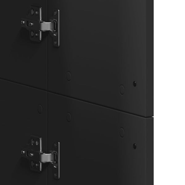 Musta kaappi Arsa 60x35x180cm (lastulevy)