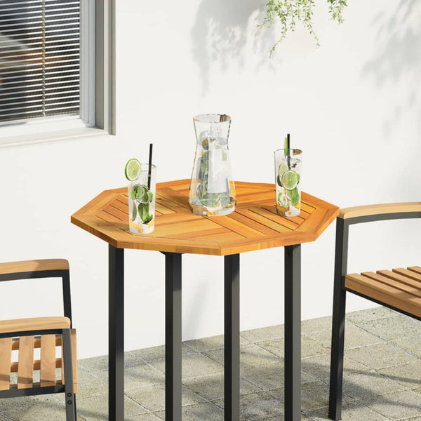 Pöytälevy Galax 70x70x2cm (kahdeksankulmainen massiivipuu akaasia)