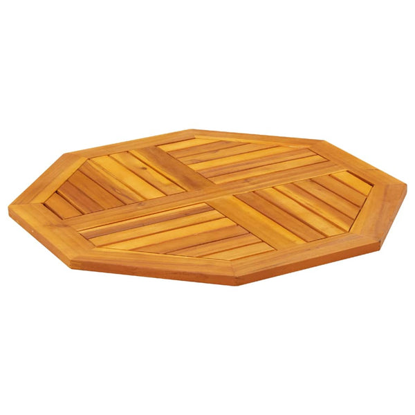 Pöytälevy Galax 70x70x2cm (kahdeksankulmainen massiivipuu akaasia)
