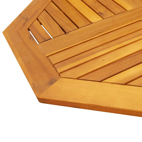 Pöytälevy Galax 80x80x2,2cm (kahdeksankulmainen massiivipuu akaasia)