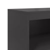 Kaappi musta 68,5x38,5x123,5 cm teräs