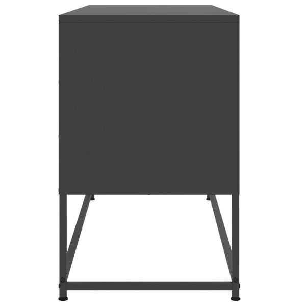 Kaappi musta 36x39x123 cm teräs