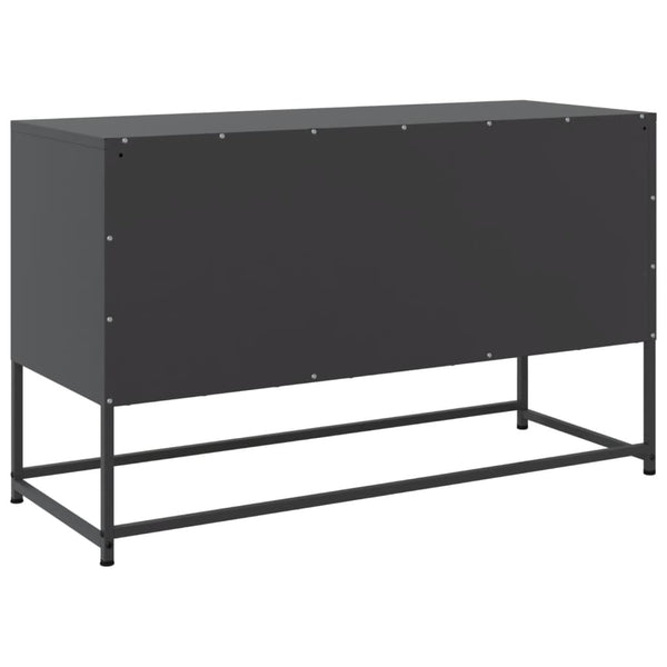 Kaappi musta 36x39x123 cm teräs