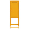 Kaappi sinapinkeltainen 36x39x107 cm teräs