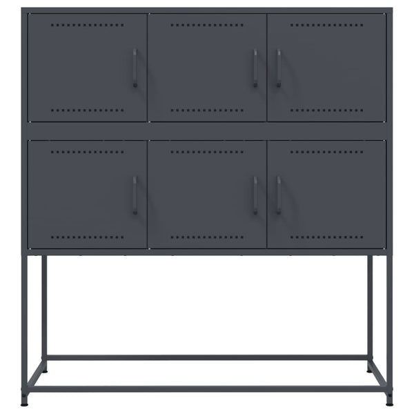 Senkki antrasiitti 100,5x39x107 cm kylmävalssattu teräs