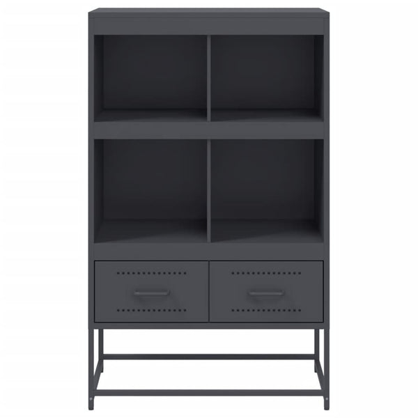 Kaappi antrasiitti 68,5x39x111,5 cm kylmävalssattu teräs