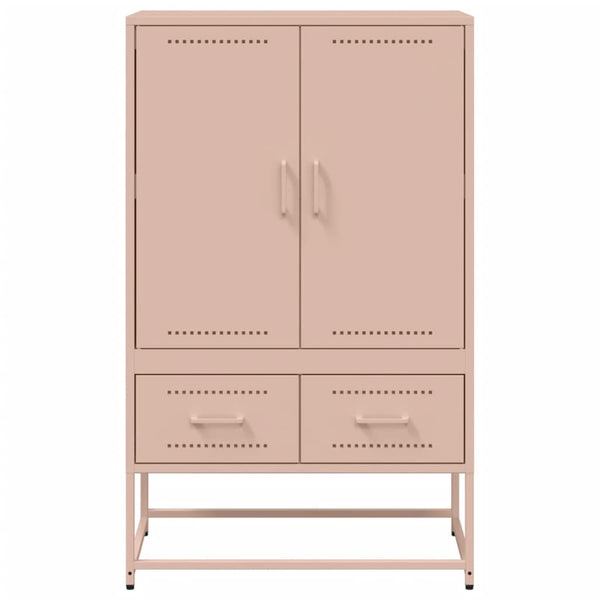 Kaappi pinkki 68x39x111,5 cm kylmävalssattu teräs