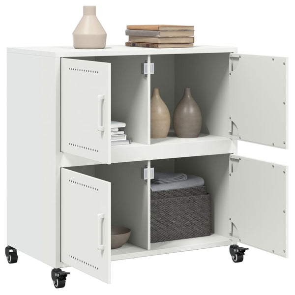 Senkki valkoinen 68,5x39x72 cm kylmävalssattu teräs