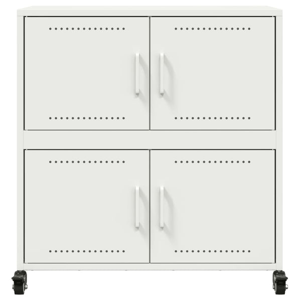 Senkki valkoinen 68,5x39x72 cm kylmävalssattu teräs