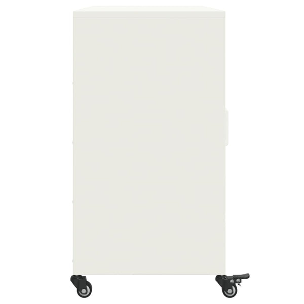 Senkki valkoinen 100,5x39x72 cm kylmävalssattu teräs