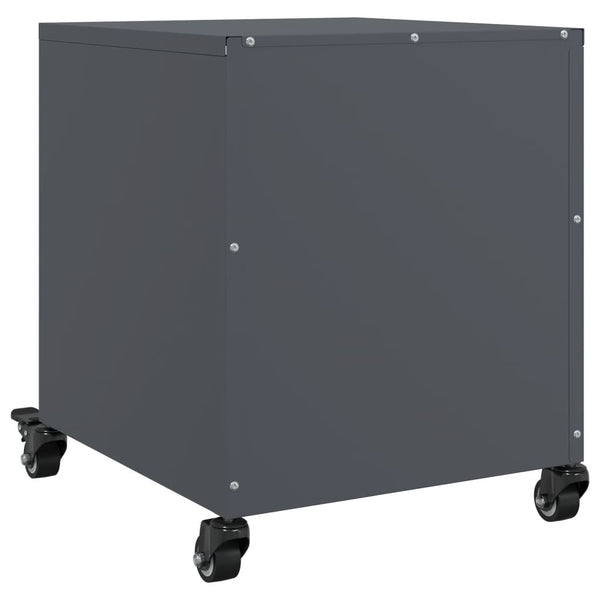 Yöpöydät 2 kpl antrasiitti 36x39x43,5 cm teräs