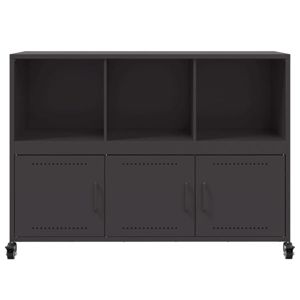 Senkki musta 100,5x39x72 cm kylmävalssattu teräs