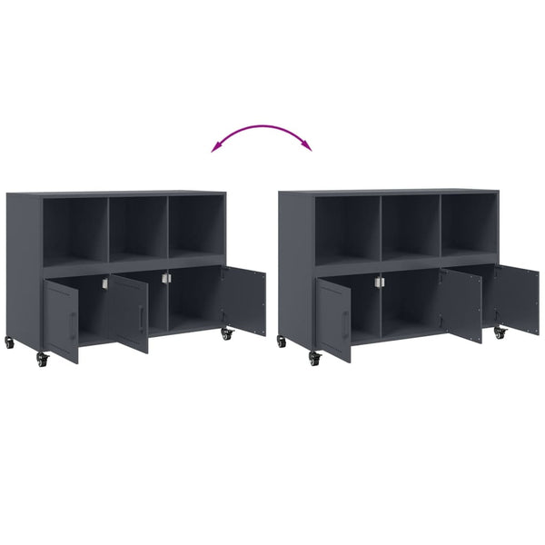 Senkki antrasiitti 100,5x39x72 cm kylmävalssattu teräs