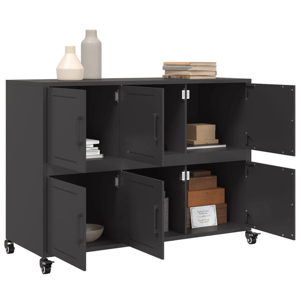 Musta senkki Chirbea 100,5x39x72cm (teräs)