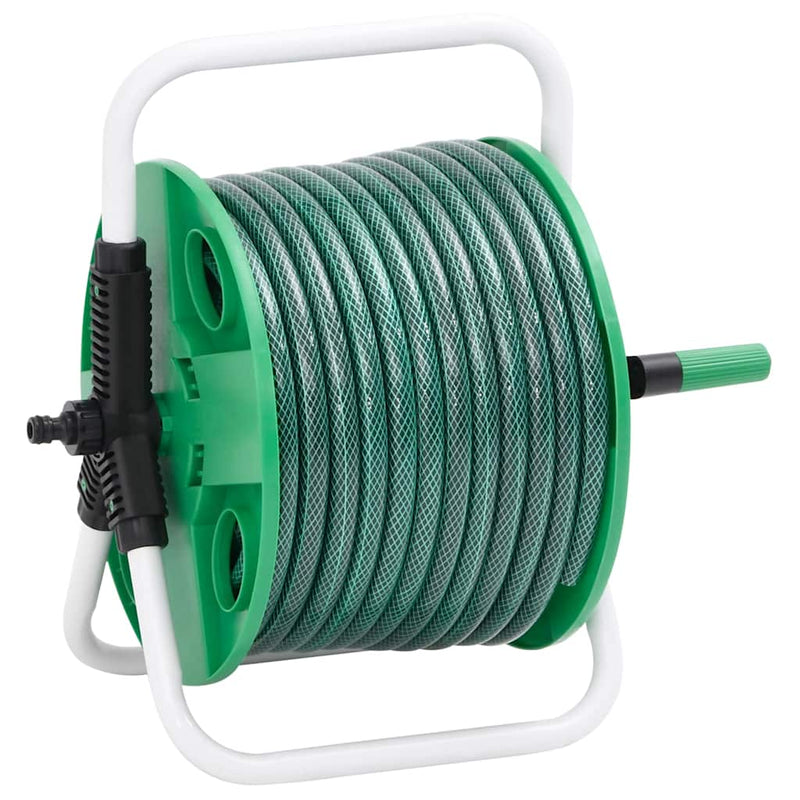 Vapaasti seisova letkukela vihreä letkuliitinsarja 0,5" 20m PVC