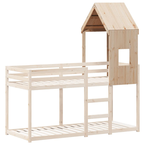 Lastensängyn katos 60x89x134,5 cm täysi mänty